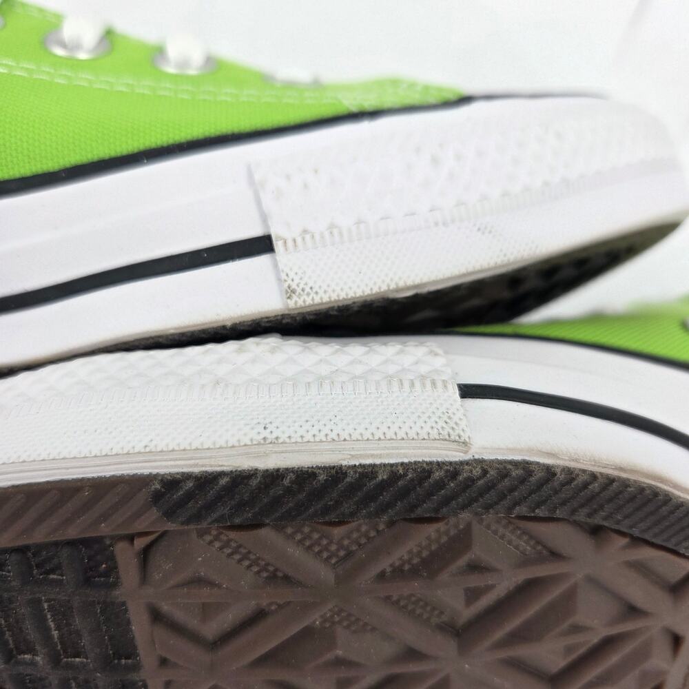 Converse Chuck Taylor Low Top Bright Pear Lime Green Sneaker Men's 7 Women's 9 - Picture 9 of 11